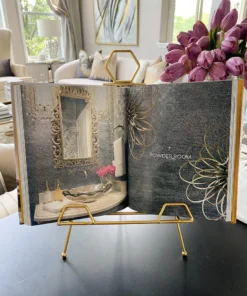 Inspire Me! Home Decor Gold Metal Easel