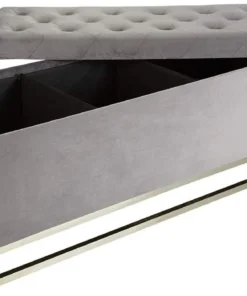 Inspire Me! Home Decor Jessica Storage Bench (2 Colors) Gold