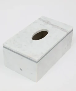 Inspire Me! Home Decor Marble Tissue Cover (2 Colors) Gold