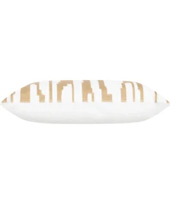 Cloud9d PILLOWS, RUGS, & THROWS Becca Ivory Gold Pillow - 14" X 20"