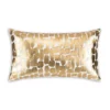 Cloud9d PILLOWS, RUGS, & THROWS Becca Ivory And Gold Pillow - 14" X 20"