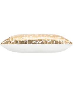 Cloud9d PILLOWS, RUGS, & THROWS Becca Ivory And Gold Pillow - 14