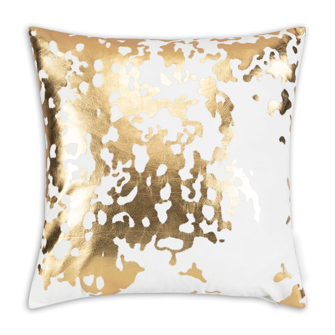 Cloud9d PILLOWS, RUGS, & THROWS Elise Ivory Gold Pillow - 20" X 20" 3 Cloud9d PILLOWS, RUGS, & THROWS Elise Ivory Gold Pillow - 20" X 20"