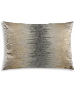 Cloud9d Inaya - Grey Velvet Pillow W/ Multicolor Embroidery - 20" X 14"