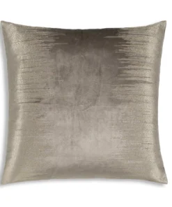 Cloud9d Inaya - Grey Velvet Pillow W/ Multicolor Embroidery - 22" X 22" PILLOWS, RUGS, & THROWS