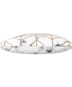 Cloud9d PILLOWS, RUGS, & THROWS Keva - Digital Printed Velvet Square Pillow W/ Hand Beaded Gold Sequin Beads - 22" X 22"