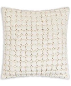 Cloud9d PILLOWS, RUGS, & THROWS Serena Beige Pillow - 20" X 20"