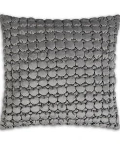 Cloud9d PILLOWS, RUGS, & THROWS Serena Grey Pillow - 20" X 20"