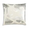 Cloud9d Zara - Ivory Velvet Pillow W/ Abstract Silver Foil - 22" X 22" PILLOWS, RUGS, & THROWS 2 Cloud9d Zara - Ivory Velvet Pillow W/ Abstract Silver Foil - 22" X 22" PILLOWS, RUGS, & THROWS