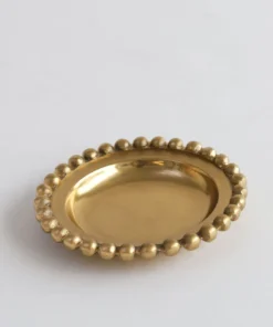 Inspire Me! Home Decor Beaded Round Decorative Plate (2 Colors)