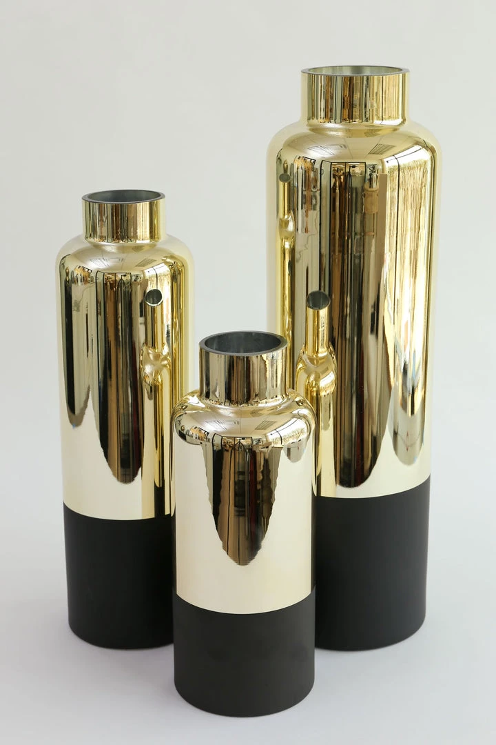 Inspire Me! Home Decor Gold & Matte Black Vase (3 Sizes) 7 Inspire Me! Home Decor Gold & Matte Black Vase (3 Sizes)