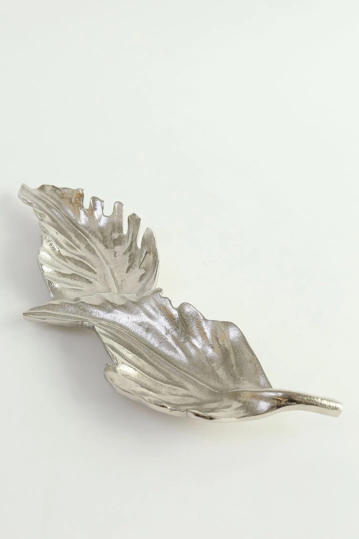 Inspire Me! Home Decor Double Metal Leaf Tray (2 Colors) 9 Inspire Me! Home Decor Double Metal Leaf Tray (2 Colors)