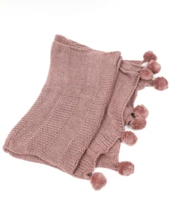 Inspire Me! Home Decor Knit Pom Pom Throw (2 Colors) 9 Inspire Me! Home Decor Knit Pom Pom Throw (2 Colors)