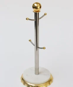 Inspire Me! Home Decor Coffee Mug Holder With Marble Base Gold 8 Inspire Me! Home Decor Coffee Mug Holder With Marble Base Gold