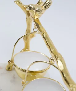 Inspire Me! Home Decor Branch Marble Serving Tray