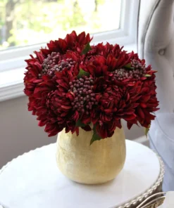 Inspire Me! Home Decor Burgundy Mum And Berry Bundle