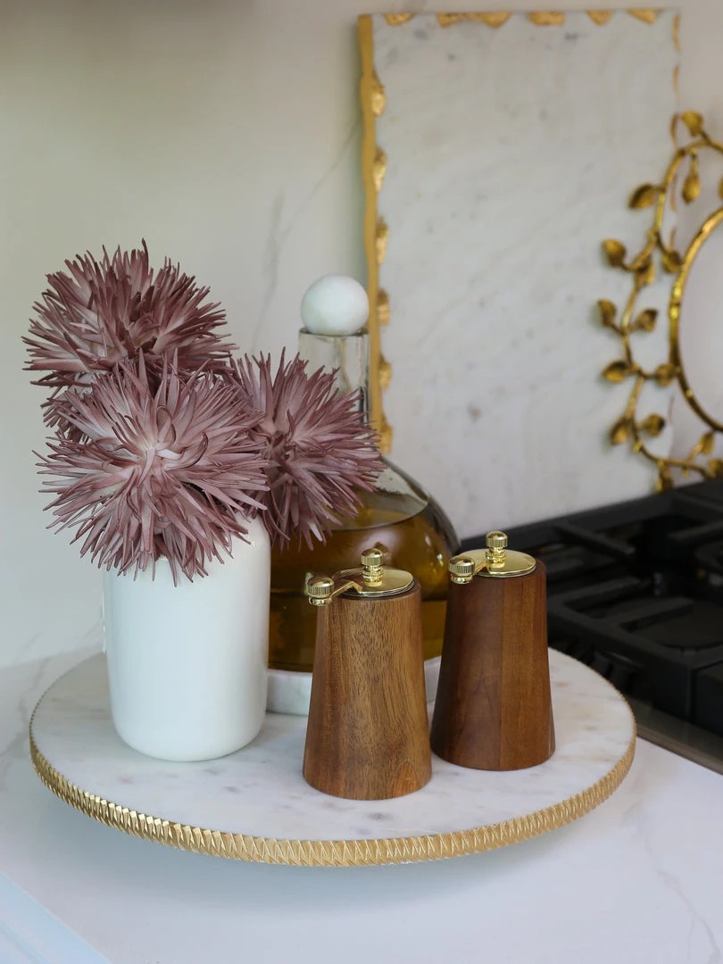 Inspire Me! Home Decor Glass Decanter With Round Marble Topper And Base 7 Inspire Me! Home Decor Glass Decanter With Round Marble Topper And Base