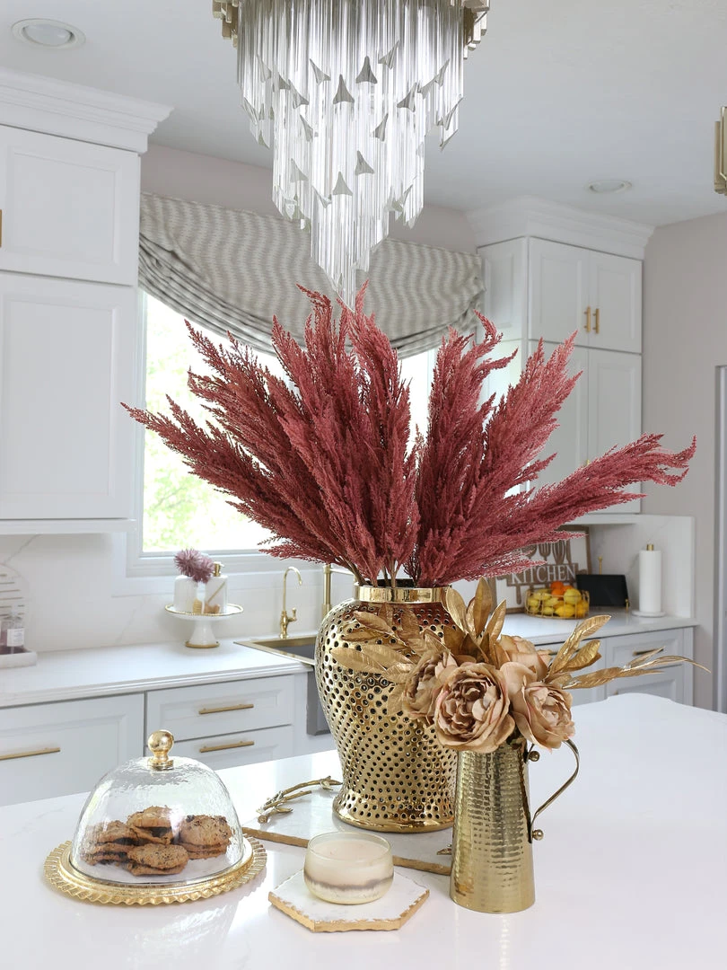 Inspire Me! Home Decor Mauve Feathered Pampa Grass Stem 3 Inspire Me! Home Decor Mauve Feathered Pampa Grass Stem