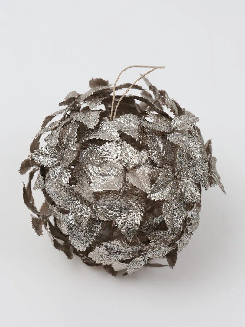 Inspire Me! Home Decor Gold Leaf Orb Ornaments (2 Colors) 6 Inspire Me! Home Decor Gold Leaf Orb Ornaments (2 Colors)