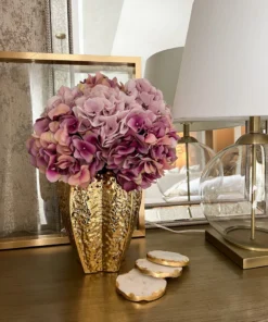 Inspire Me! Home Decor Gold Pomegranate Vase (2 Sizes)