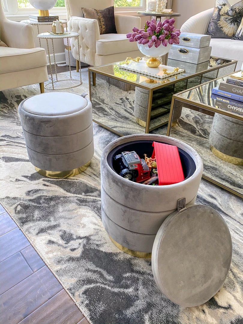 Inspire Me! Home Decor Olivia Storage Ottoman (3 Colors) 8 Inspire Me! Home Decor Olivia Storage Ottoman (3 Colors)