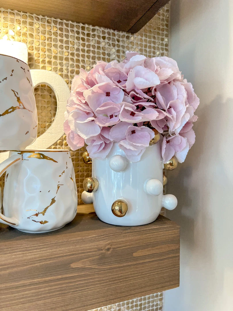 Inspire Me! Home Decor White Ceramic Studded Vase (3 Sizes) 7 Inspire Me! Home Decor White Ceramic Studded Vase (3 Sizes)