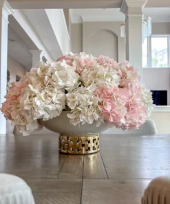 Inspire Me! Home Decor Extra Large White Ceramic Bowl With Gold Cutout Detail 9 Inspire Me! Home Decor Extra Large White Ceramic Bowl With Gold Cutout Detail