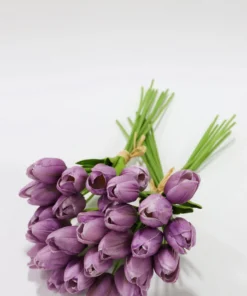 Inspire Me! Home Decor Real Touch Purple Tulip Bundle (3 Shades) 14 Inspire Me! Home Decor Real Touch Purple Tulip Bundle (3 Shades)