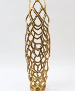 Inspire Me! Home Decor Gold Contemporary Floor Vase