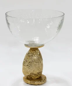Inspire Me! Home Decor Gold Geode Base Pedestal Bowl