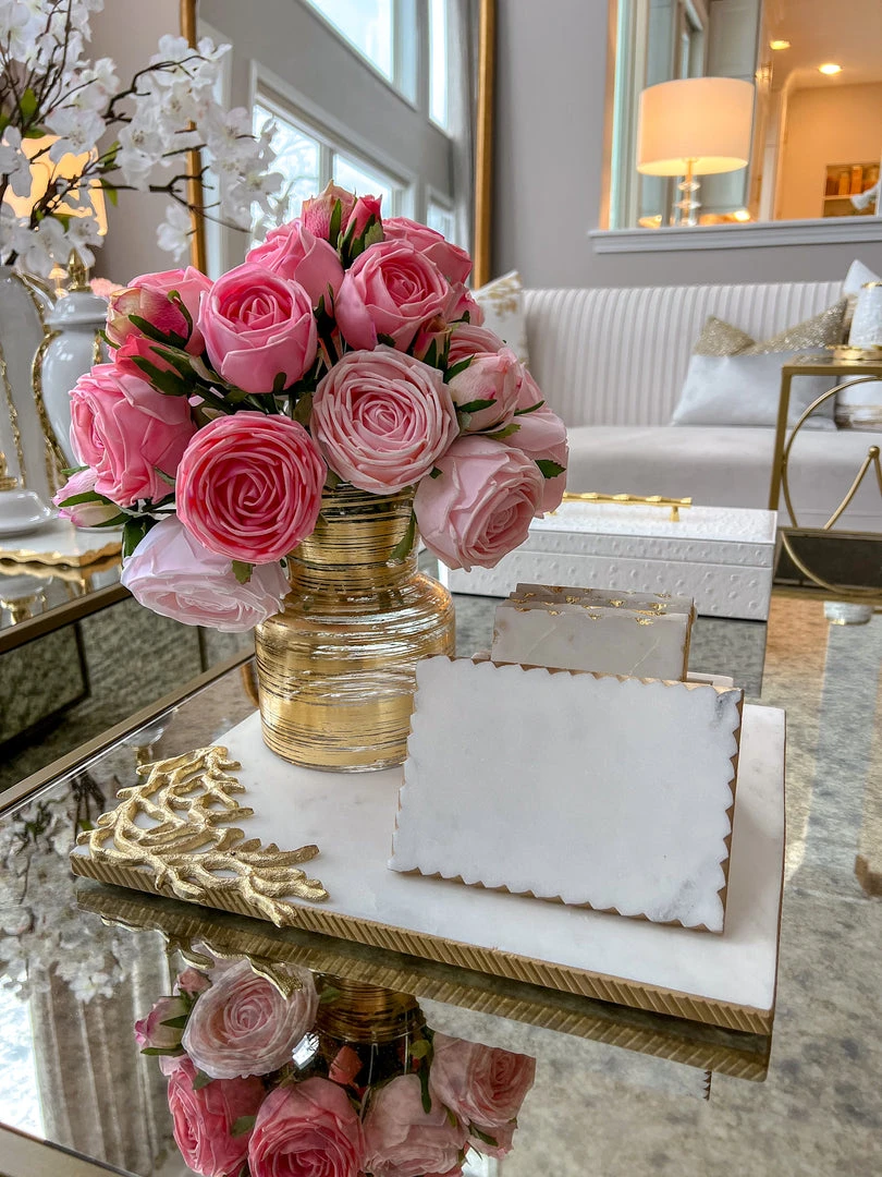 Inspire Me! Home Decor Floral Stems Real Touch Rose Bundle (2 Colors) 5 Inspire Me! Home Decor Floral Stems Real Touch Rose Bundle (2 Colors)