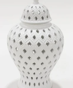 Inspire Me! Home Decor Small White Ginger Jar 8 Inspire Me! Home Decor Small White Ginger Jar
