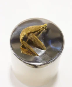 Inspire Me! Home Decor Silver And Gold Detailed Lid Candle- Unscented (6 Styles) 27 Inspire Me! Home Decor Silver And Gold Detailed Lid Candle- Unscented (6 Styles)