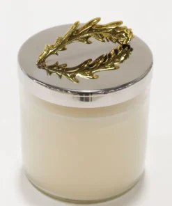 Inspire Me! Home Decor Silver And Gold Detailed Lid Candle- Unscented (6 Styles) 17 Inspire Me! Home Decor Silver And Gold Detailed Lid Candle- Unscented (6 Styles)