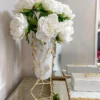Inspire Me! Home Decor Cream Real Touch Peony Stem
