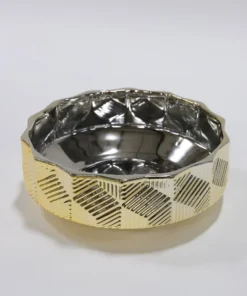 Inspire Me! Home Decor Champagne Textured Ceramic Bowls (3 Sizes)