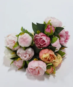 Inspire Me! Home Decor Real Touch Light Color Peony Bundles (3 Colors) 18 Inspire Me! Home Decor Real Touch Light Color Peony Bundles (3 Colors)