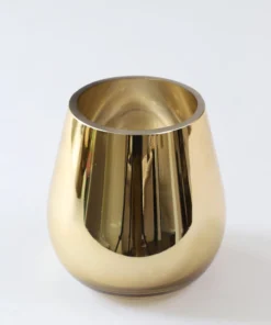 Inspire Me! Home Decor Gold Glass Vase/Utensil Holder