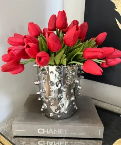 Inspire Me! Home Decor Studded Vase (2 Colors) Gold