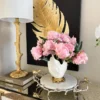Inspire Me! Home Decor White And Gold Detailed Vase