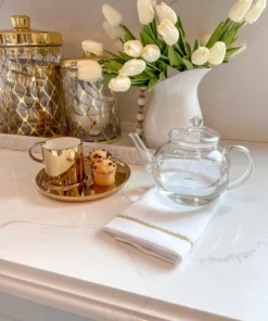 Inspire Me! Home Decor Glass Teapot With Loose Tea Infuser KITCHEN