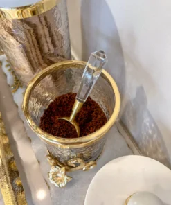 Inspire Me! Home Decor Gold Set Of 4 Spoons With Acrylic Handle (2 Colors)