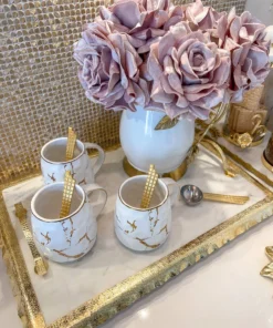 Inspire Me! Home Decor Spoon With Mosaic Design Gold Handle