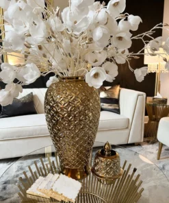 Inspire Me! Home Decor Gold Ginger Jar Lattice Design (2 Sizes) 11 Inspire Me! Home Decor Gold Ginger Jar Lattice Design (2 Sizes)