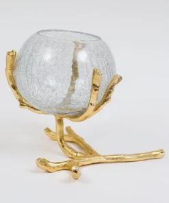 Inspire Me! Home Decor Large Branch Vase With Crackled Glass (2 Colors)