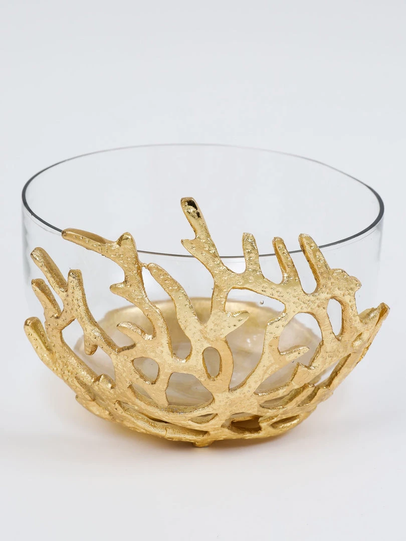 Inspire Me! Home Decor Bowls With Gold Textured Design (3 Sizes) 10 Inspire Me! Home Decor Bowls With Gold Textured Design (3 Sizes)