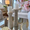 Inspire Me! Home Decor Set Of 2 Ceramic Beaded Candle Holders (2 Colors) 1 Inspire Me! Home Decor Set Of 2 Ceramic Beaded Candle Holders (2 Colors)