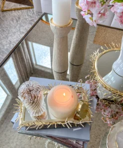 Inspire Me! Home Decor Rectangular Decorative Mirror Tray