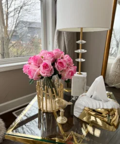 Inspire Me! Home Decor 12" Real Touch Rose Bundle (3 Colors) 13 Inspire Me! Home Decor 12