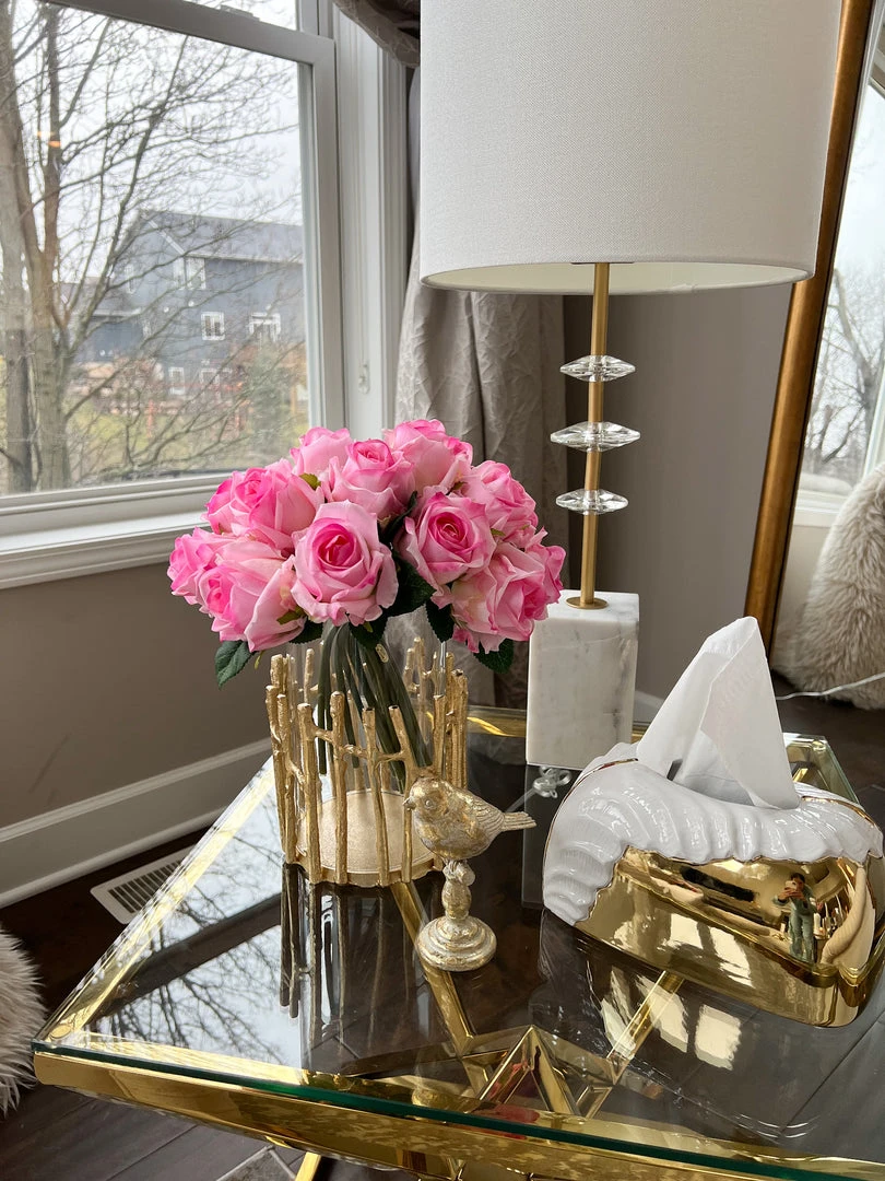 Inspire Me! Home Decor 12" Real Touch Rose Bundle (3 Colors) 7 Inspire Me! Home Decor 12" Real Touch Rose Bundle (3 Colors)